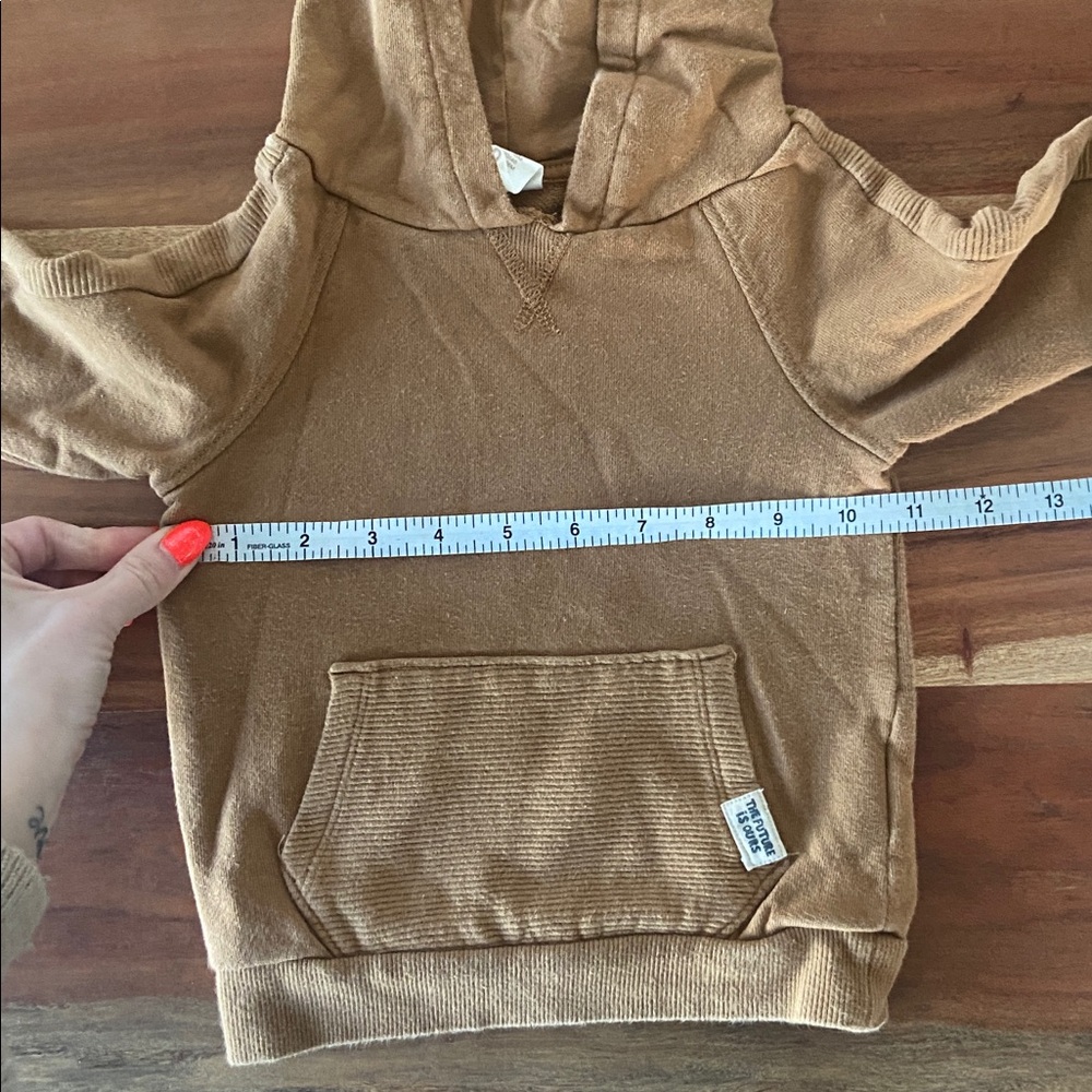 H&M baby boy khaki sweat suit pants and hoodie sweatshirt set 18 months - Picture 10 of 15